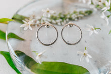 Load image into Gallery viewer, Sterling Silver Circle Earrings
